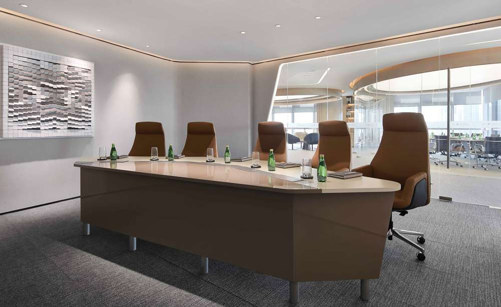 鄭州科技企業(yè)展廳裝修設(shè)計案例效果圖