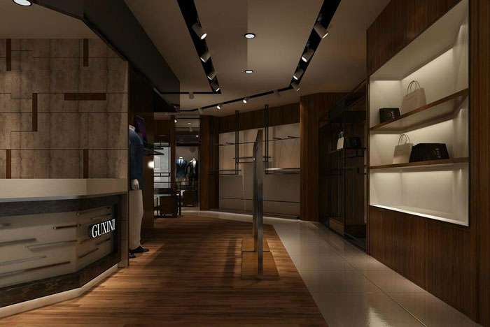 鄭州男西裝專(zhuān)賣(mài)店裝修設(shè)計(jì)效果圖