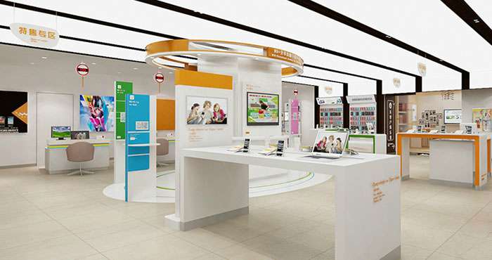 鄭州手機(jī)店面裝修設(shè)計(jì)案例