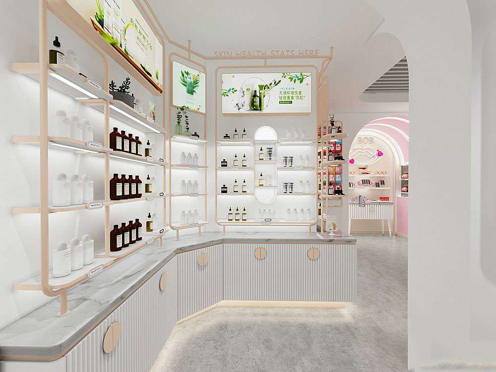 鄭州化妝品專營(yíng)店裝修效果圖