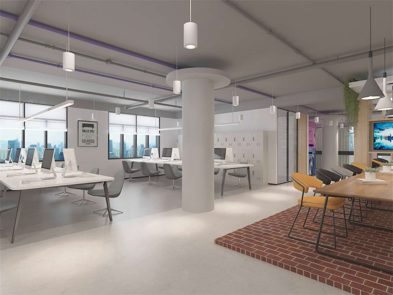 鄭州辦公室專(zhuān)業(yè)裝修的空間感裝飾技巧