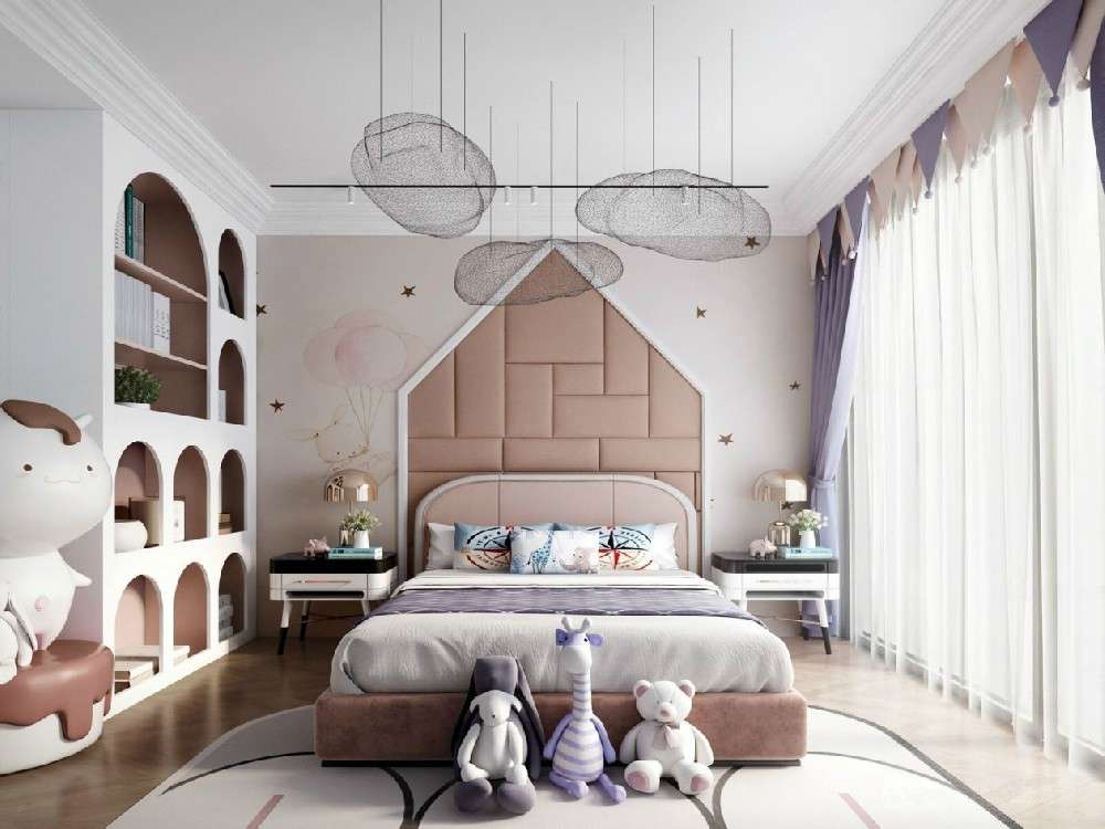 鄭州兒童房裝修無(wú)窗怎么設(shè)計(jì)