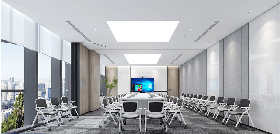 1500平科技公司簡約辦公室設(shè)計(jì)