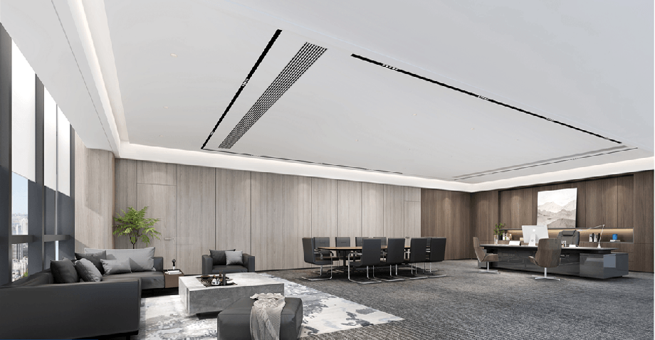 1500平科技公司簡約辦公室設(shè)計(jì)