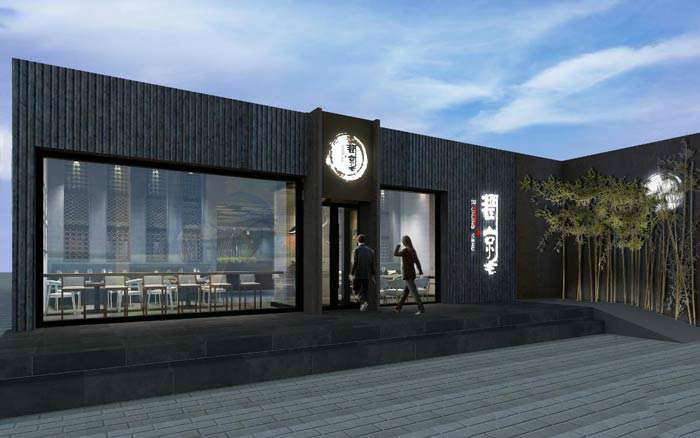 鄭州美食小吃店裝修設(shè)計效果圖