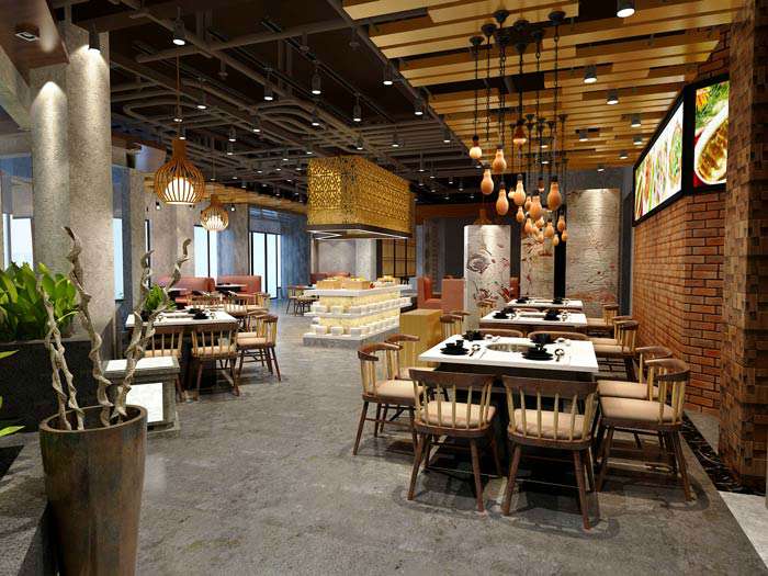 景區(qū)私家菜館裝修設計效果圖