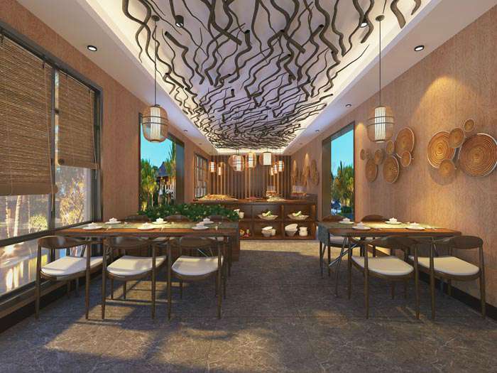 溫泉度假酒店裝修設(shè)計效果圖