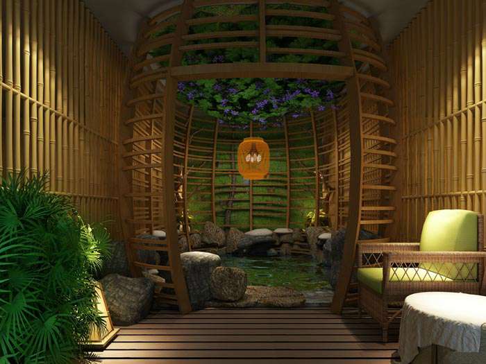 溫泉度假酒店裝修設(shè)計效果圖