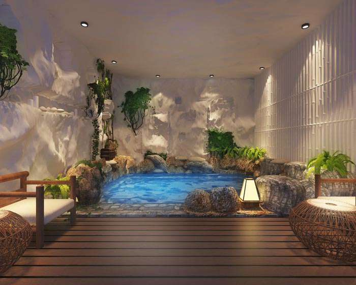 溫泉度假酒店裝修設(shè)計效果圖