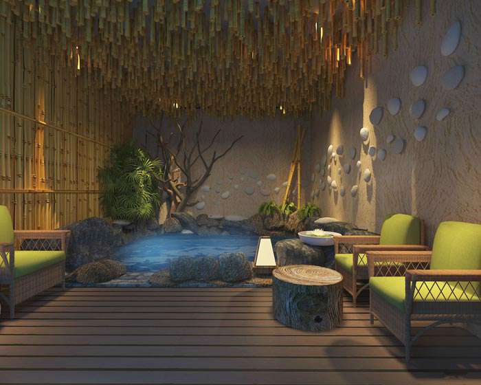 溫泉度假酒店裝修設(shè)計效果圖