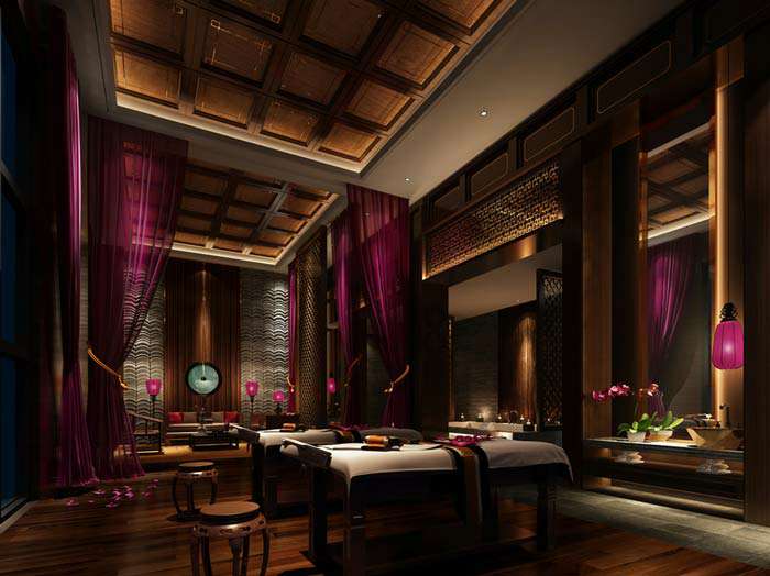 spa會所裝修設(shè)計效果圖