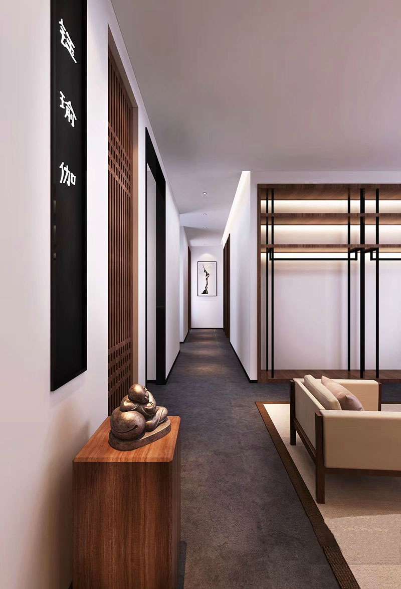 現(xiàn)代風(fēng)格瑜伽館裝修設(shè)計效果圖