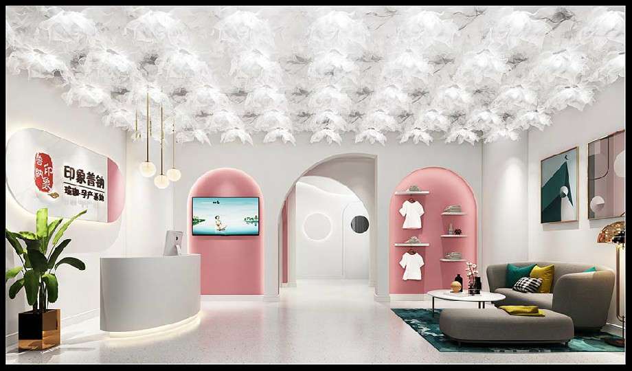 網(wǎng)紅瑜伽裝飾設(shè)計效果圖