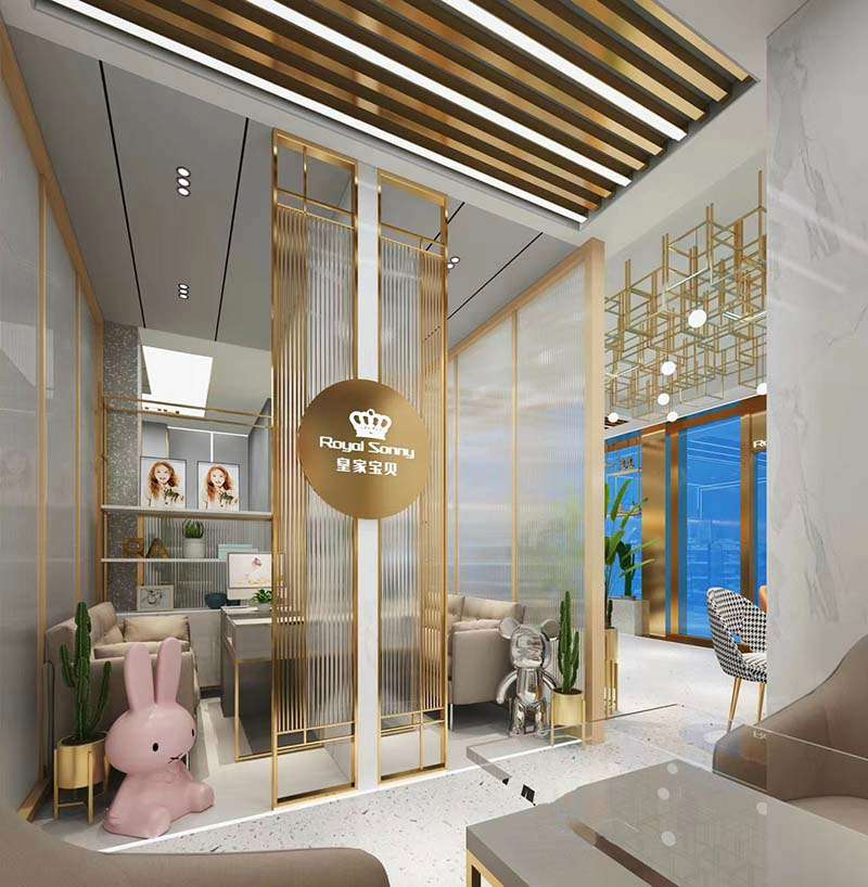 新鄭兒童攝影店裝修設(shè)計(jì)效果圖