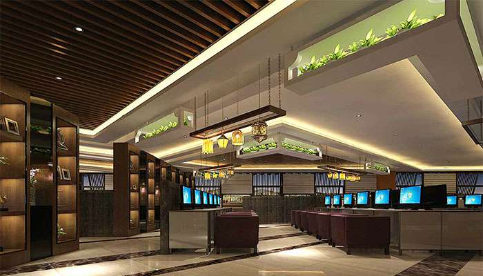 休閑風格網(wǎng)咖裝修設計圖冊