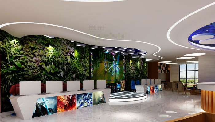 網(wǎng)咖設(shè)計裝修實景圖