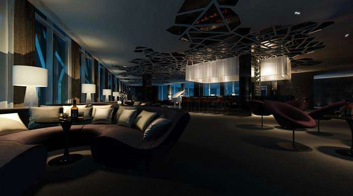 鄭州餐廳酒吧裝修設(shè)計效果圖