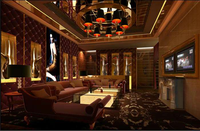 鄭州KTV裝修設(shè)計效果圖