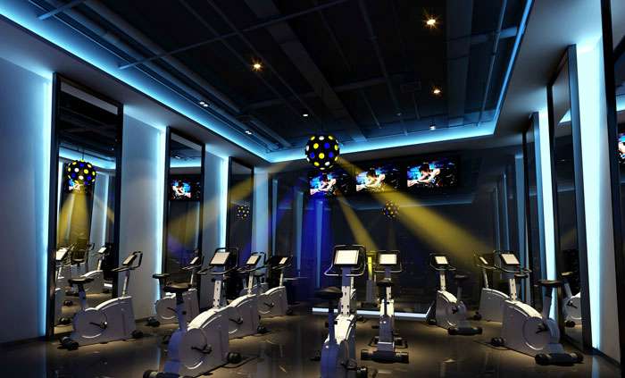 健身俱樂(lè)部裝修設(shè)計(jì)效果圖