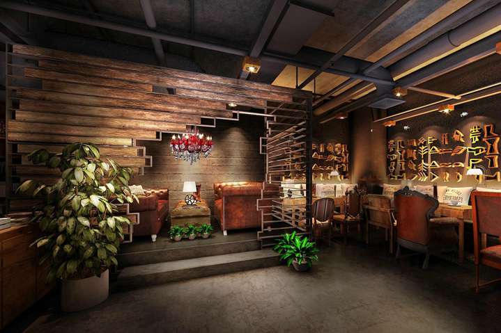 書吧文具店鋪空間裝修設(shè)計效果圖