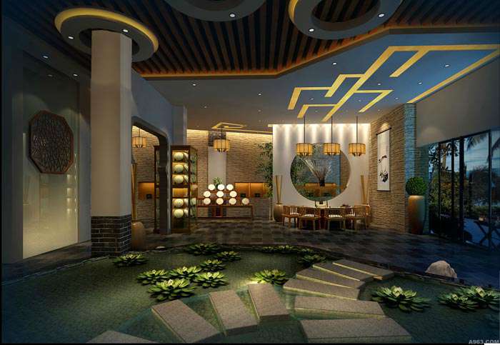 茶藝館裝修設(shè)計(jì)效果圖