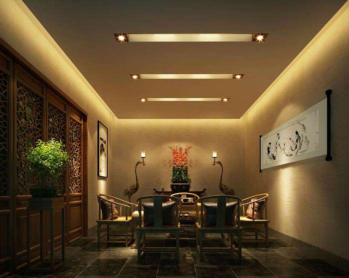 茶藝館裝修設(shè)計(jì)效果圖