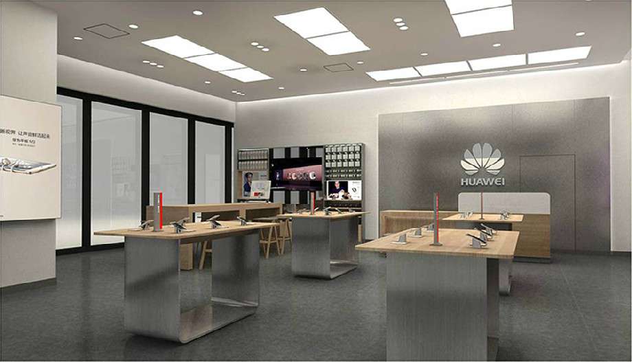 華為手機(jī)專賣店裝修設(shè)計(jì)效果圖