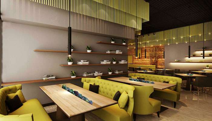 現(xiàn)代風(fēng)格咖啡廳裝修設(shè)計效果圖