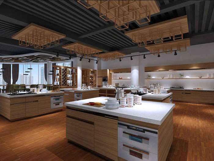 甜點(diǎn)展廳裝修設(shè)計效果圖