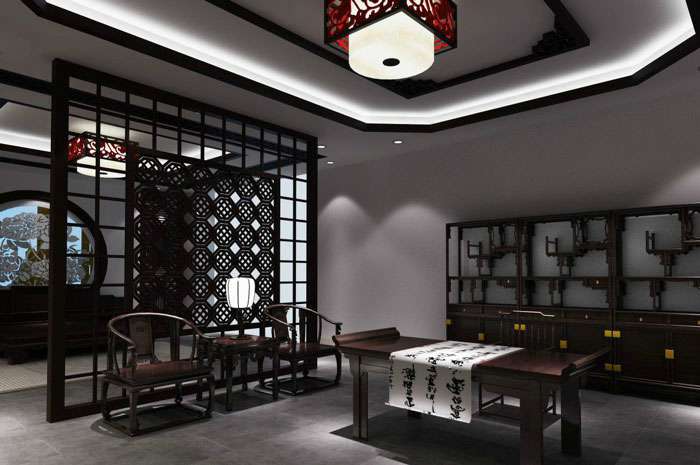 木業(yè)家居展廳裝修設計效果圖