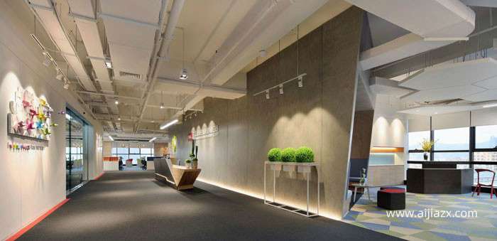 2100平米金融控股集團(tuán)裝修設(shè)計效果圖