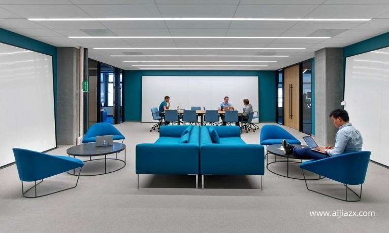 1000平米計算機存儲公司辦公室設(shè)計效果圖