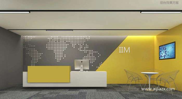 800平米機器人公司辦公室裝修設(shè)計效果圖