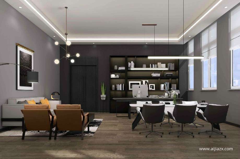 鄭州總經(jīng)理辦公室設(shè)計(jì)方案打造有品位的辦公空間