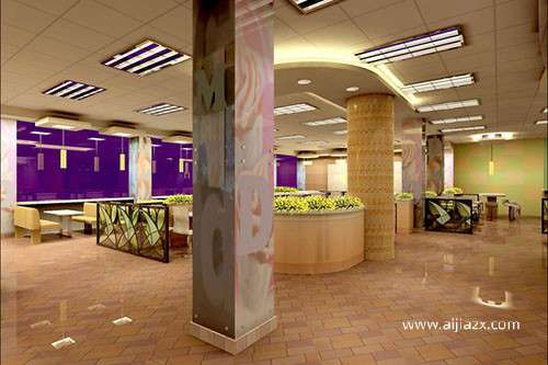 在鄭州開一家快餐店，快餐店怎樣裝修設計