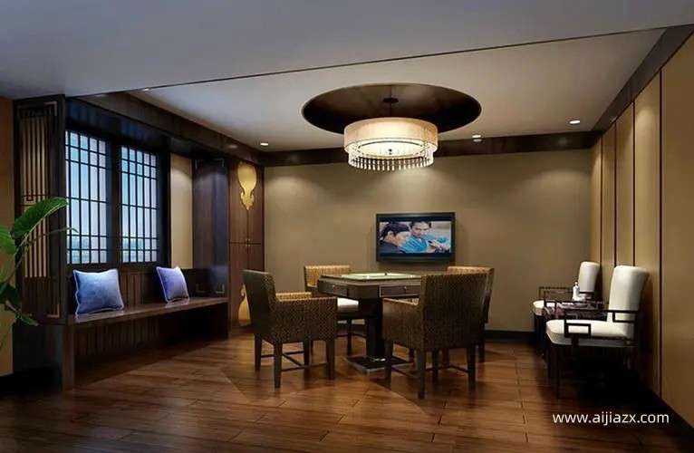 鄭州棋牌室裝修方案，棋牌室會所裝修設計說明