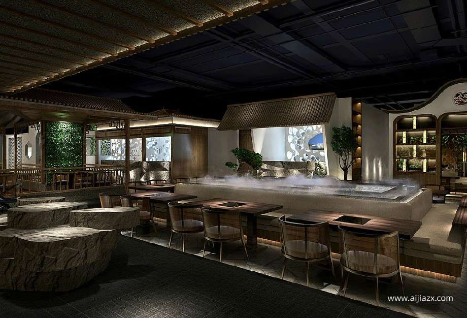 火鍋店裝修報(bào)價預(yù)算表,中式復(fù)古火鍋店裝修價格