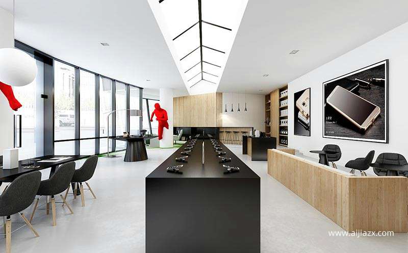 鄭州華為手機(jī)專賣店裝修設(shè)計(jì)說(shuō)明