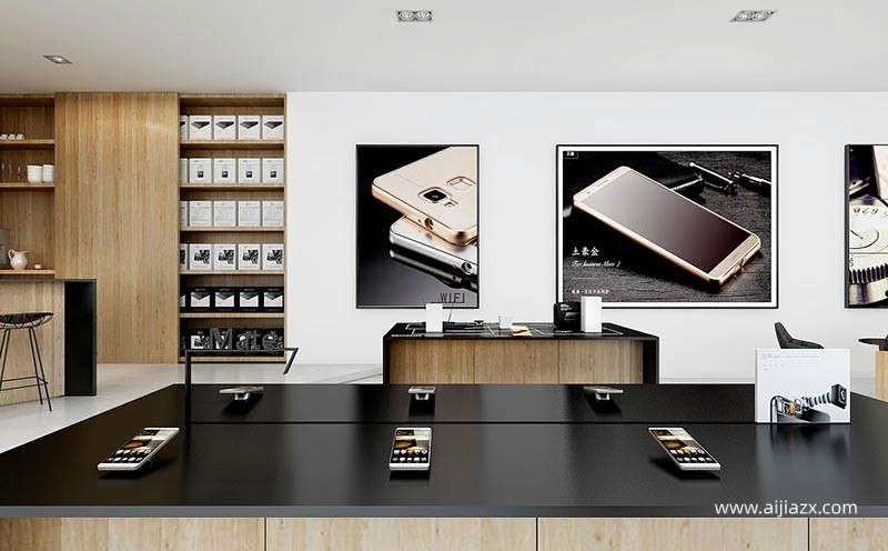 鄭州華為手機(jī)專賣店裝修設(shè)計(jì)說(shuō)明