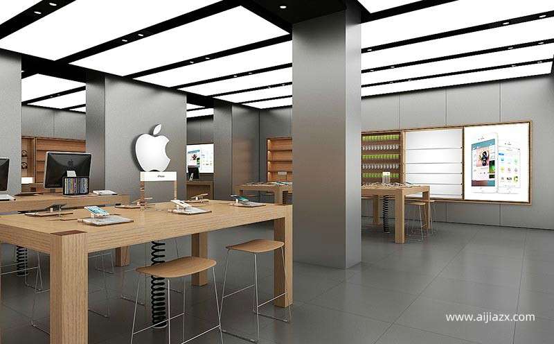 蘋(píng)果手機(jī)店怎么裝修，蘋(píng)果手機(jī)店室內(nèi)設(shè)計(jì)