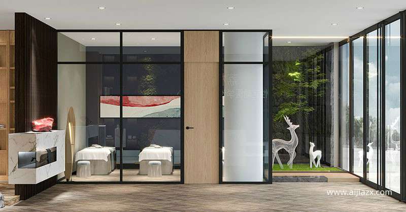 養(yǎng)生館吧臺設(shè)計(jì)效果圖