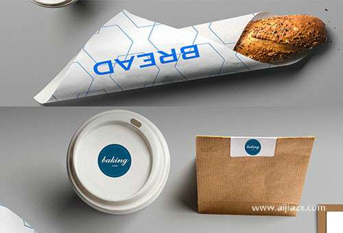 烘焙店VI設計、烘焙店包裝宣傳冊設計