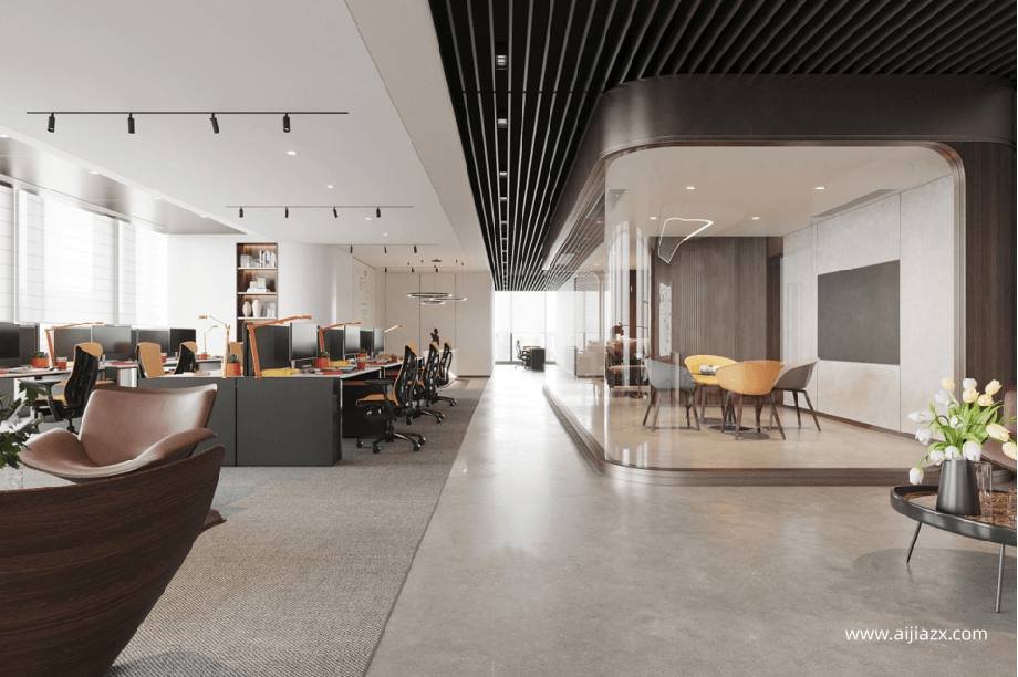 信息科技公司辦公室裝修設(shè)計(jì)效果圖