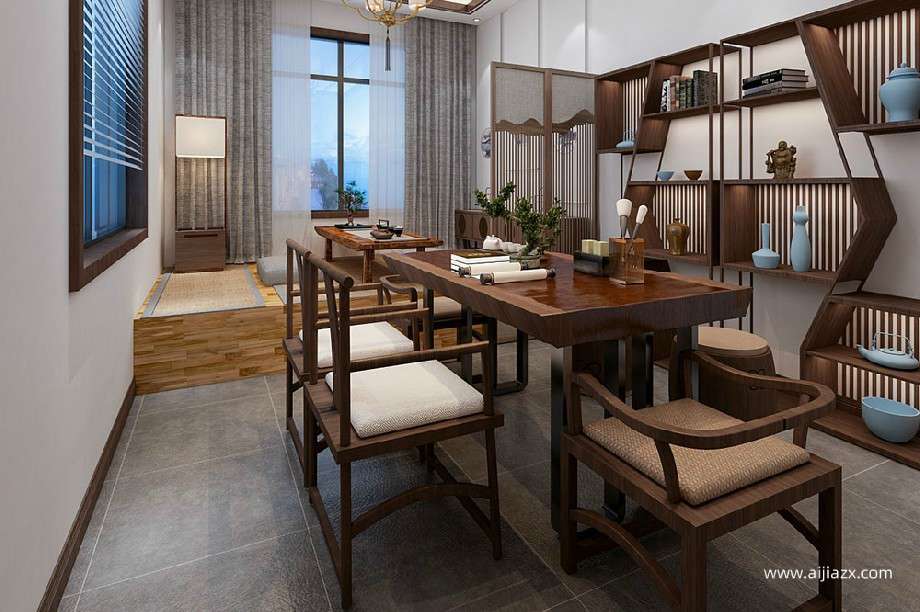 鄭州茶館的裝飾多少錢(qián)，小型茶樓裝修效果圖