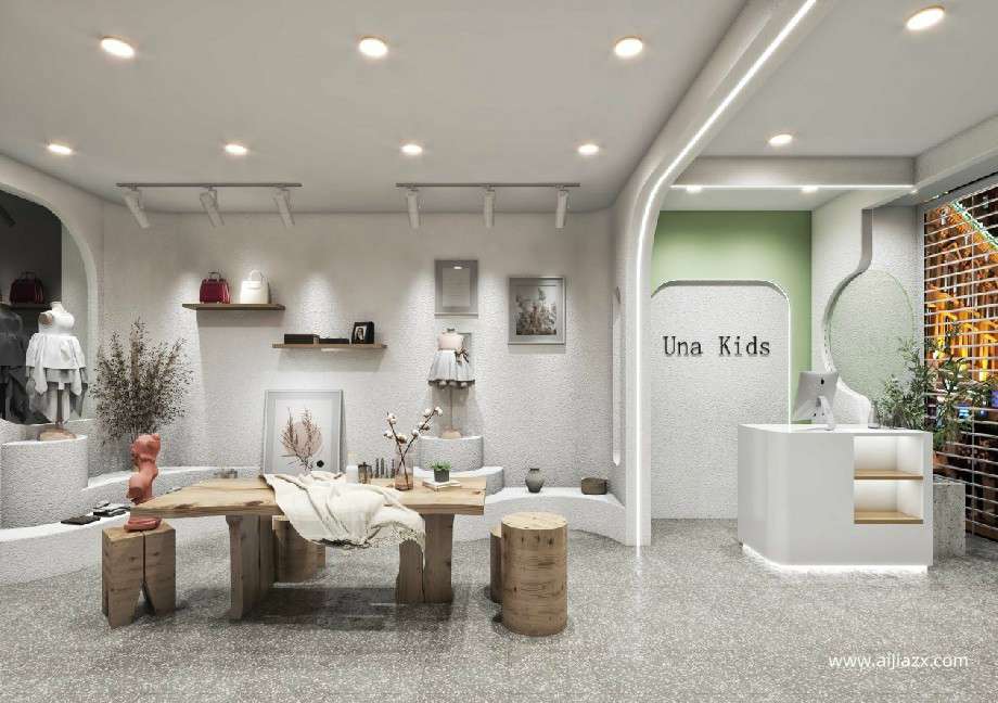 鄭州商場(chǎng)童裝專賣(mài)店裝修設(shè)計(jì)效果圖