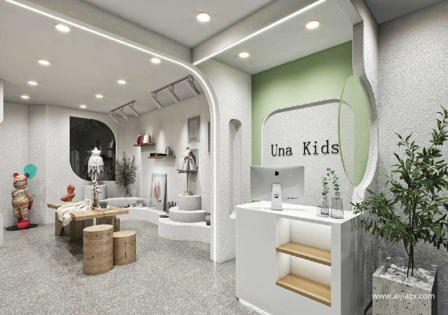 鄭州商場(chǎng)童裝專賣(mài)店裝修設(shè)計(jì)效果圖