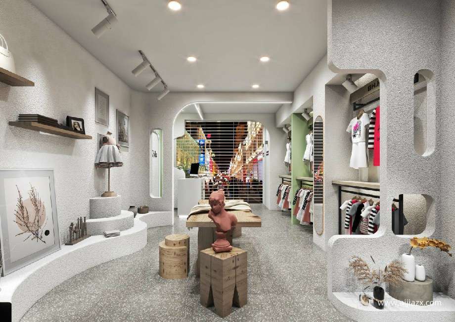 鄭州商場(chǎng)童裝專賣(mài)店裝修設(shè)計(jì)效果圖