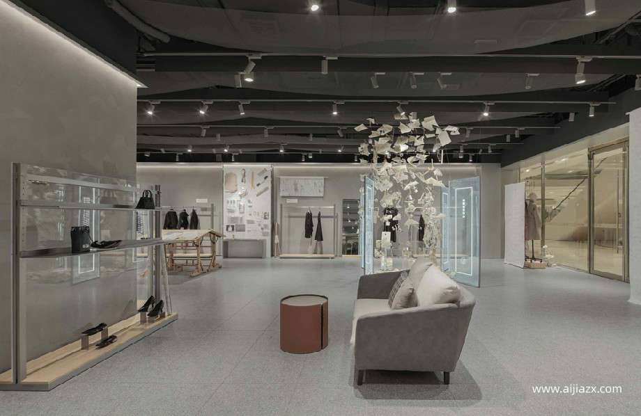 鄭州商場女裝專賣店設(shè)計(jì)效果圖