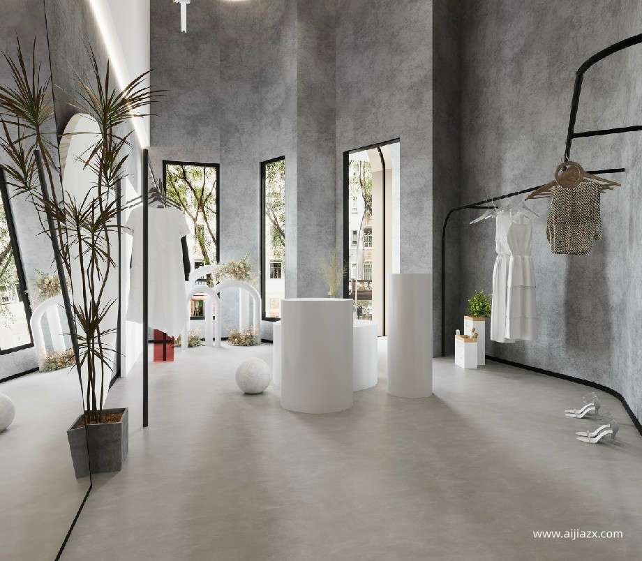 鄭州商場女裝專賣店設(shè)計(jì)效果圖