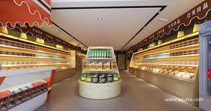 鄭州干果店設(shè)計，干果專賣店裝修設(shè)計要點